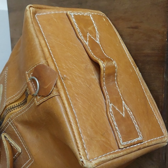 Vintage Suede Leather Carriel Yidi Zipper Camera Bag/Satchel *FINAL PRICE* ♡♡ - Picture 4 of 16